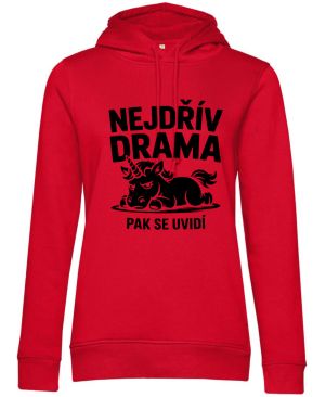 Nejdřív drama, černý potisk