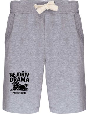 Nejdřív drama, černý potisk