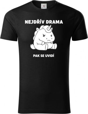 Nejdřív drama, V2, bílý potisk