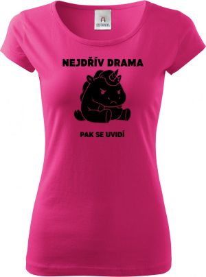 Nejdřív drama, V2, černý potisk