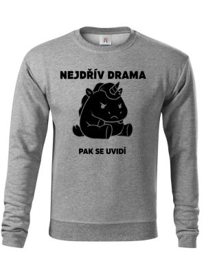 Nejdřív drama, V2, černý potisk