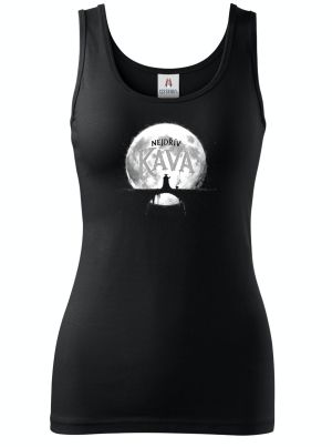 Nejdřív káva, bílý tisk