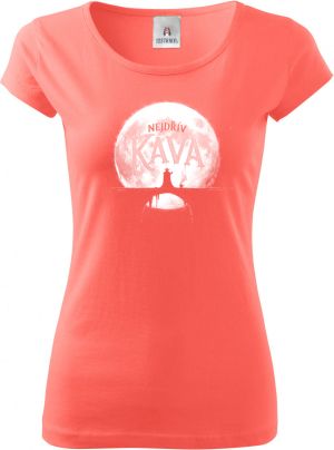 Nejdřív káva, bílý tisk