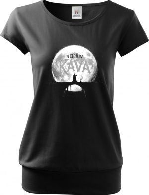 Nejdřív káva, bílý tisk