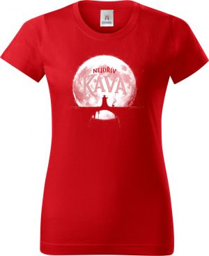 Nejdřív káva, bílý tisk