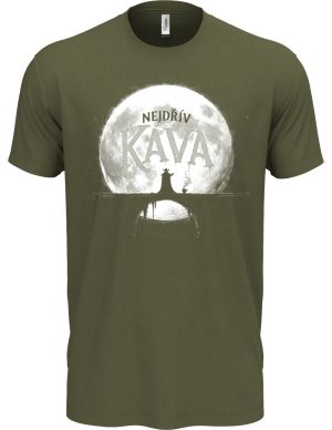 Nejdřív káva, bílý tisk