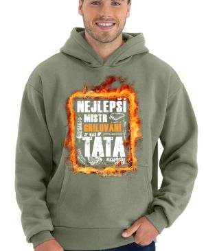 Nejlepší mistr grilování je TÁTA, plamen