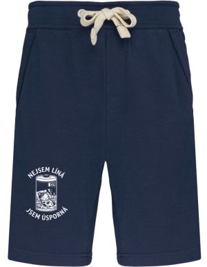 Nejsem líná, jsem úsporná, bílý potisk