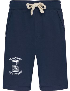 Nejsem líný jsem úsporný, bílý potisk