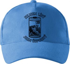 Nejsem líný jsem úsporný, černý potisk