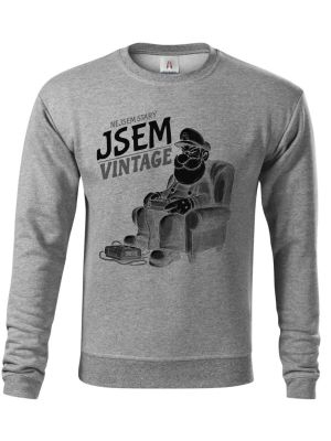 Nejsem starý, jsem vintage, černý tisk