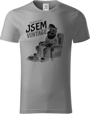 Nejsem starý, jsem vintage, černý tisk