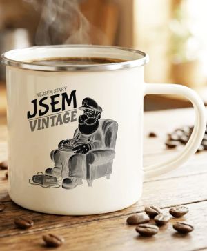 Nejsem starý, jsem vintage, černý tisk