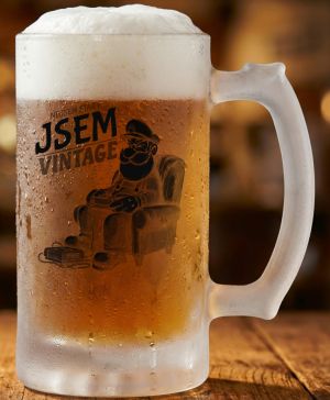 Nejsem starý, jsem vintage, černý tisk