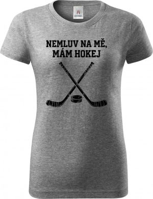 Nemluv na mě, mám hokej, černý tisk