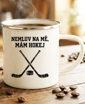 Nemluv na mě, mám hokej, černý tisk