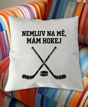 Nemluv na mě, mám hokej, černý tisk