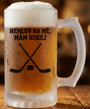 Nemluv na mě, mám hokej, černý tisk