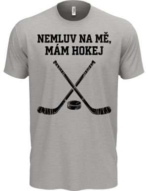 Nemluv na mě, mám hokej, černý tisk