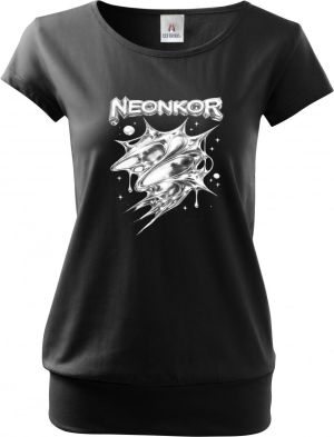 Neonkor, tekutý kov, bílý tisk