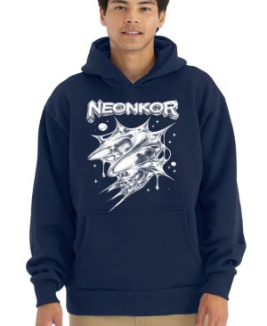 Neonkor, tekutý kov, bílý tisk