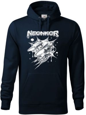 Neonkor, tekutý kov, bílý tisk