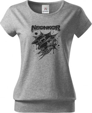 Neonkor, tekutý kov, černý tisk