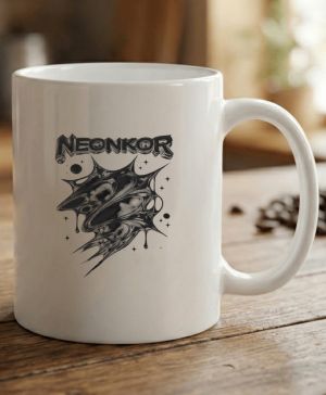 Neonkor, tekutý kov, černý tisk