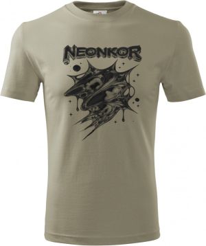 Neonkor, tekutý kov, černý tisk