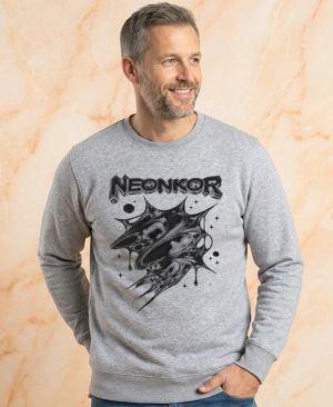 Neonkor, tekutý kov, černý tisk