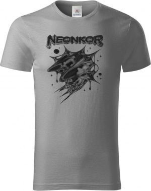 Neonkor, tekutý kov, černý tisk