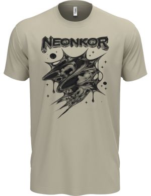 Neonkor, tekutý kov, černý tisk