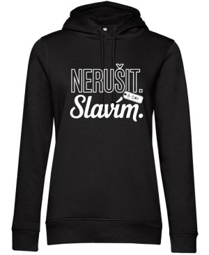 Nerušit. Slavím, bílý potisk