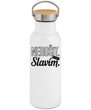 Nerušit. Slavím, černý potisk