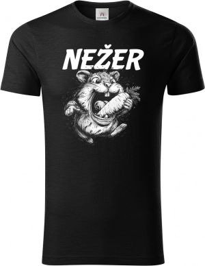 Nežer křeček, bílý potisk