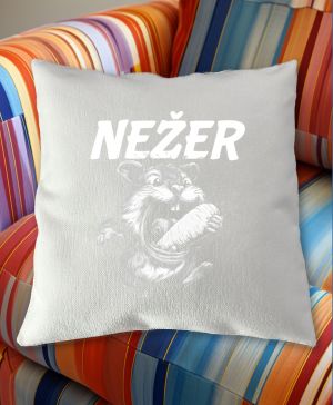 Nežer křeček, bílý potisk