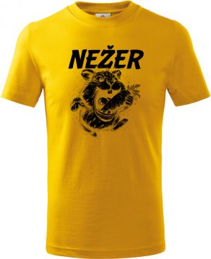 Nežer křeček, černý potisk