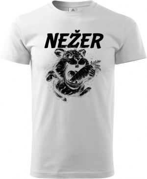 Nežer křeček, černý potisk