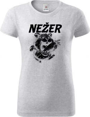 Nežer křeček, černý potisk