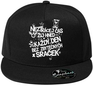 Neztrácej čas, bílý potisk