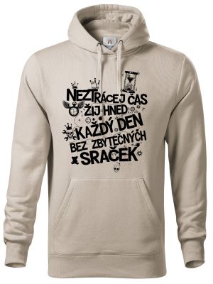 Neztrácej čas, černý potisk