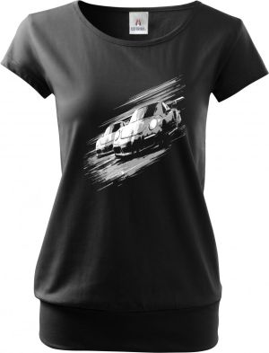 Noční jízda, bílý tisk