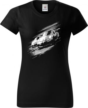 Noční jízda, bílý tisk