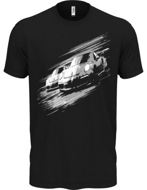 Noční jízda, bílý tisk