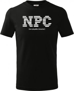NPC, non playable character, bílý tisk
