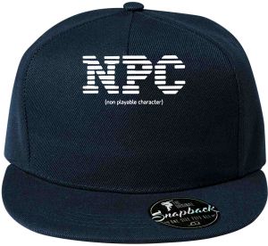 NPC, non playable character, bílý tisk