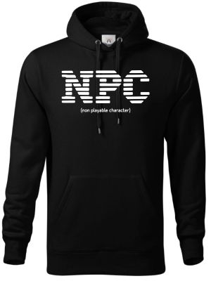 NPC, non playable character, bílý tisk