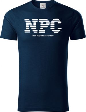 NPC, non playable character, bílý tisk