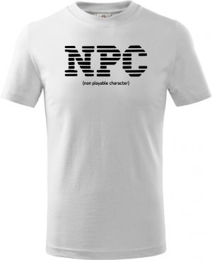 NPC, non playable character, černý tisk