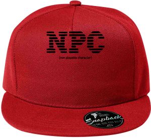 NPC, non playable character, černý tisk